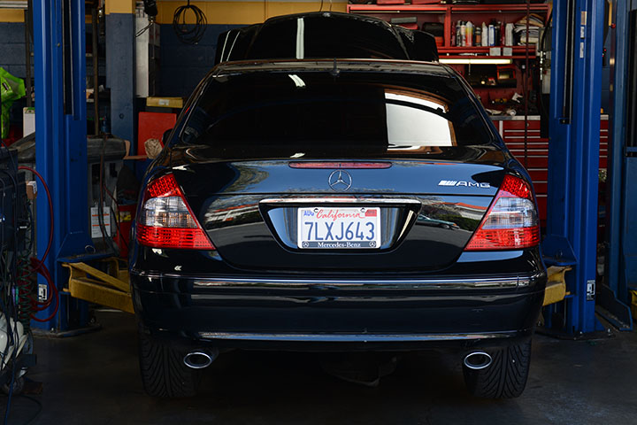 We do scheduled maintenance for Mercedes Benz cars.